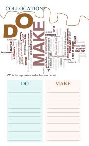 Collocations Do & Make