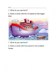 English Worksheet: Big or Small