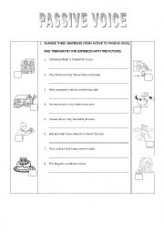 English Worksheet: Passive Voice