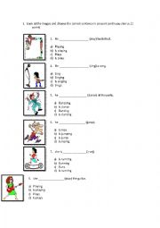 English Worksheet: PRESENT SIMPLE 