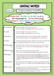 LINKING WORDS (Conjunctions + Adverbs) Page - 10