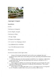 Asparagus Lasagna                                    