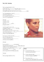 Alicia Keys - Girl on Fire (Song worksheet)