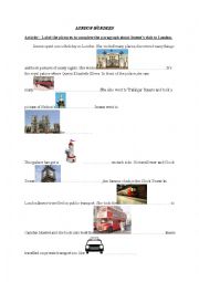 English Worksheet: london wonders