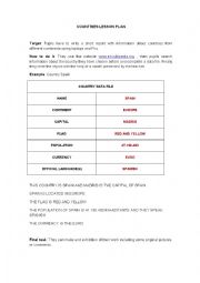 English Worksheet: COUNTRIES LESSON PLAN