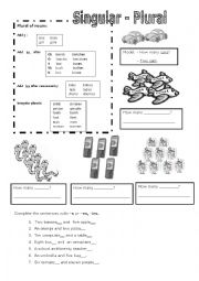 Singular-plural worksheet