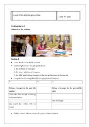 English Worksheet: It is all in the preparation