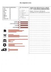 English Worksheet: Comparative / Superlative form with Zombies