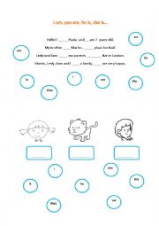 English Worksheet: To be