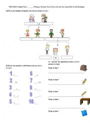 English Worksheet: quiz-for 4th grade sts in primary school