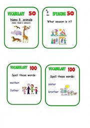 English Worksheet: GAME