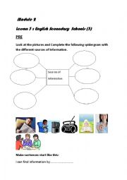 English Worksheet: English Secondary schools