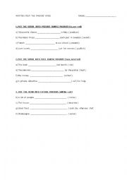 English Worksheet: passive  voice - students with adapted syllabus