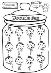 Who stole the cookies from the cookie jar - NUMBERS