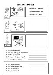 English Worksheet: HAVE GOT/ HAS GOT