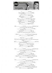 English Worksheet: Angels - Robbie Williams