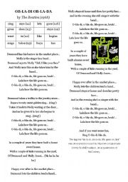 English Worksheet: Obladi Oblada 