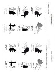 Animals and shadow puppets