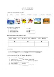 English Worksheet: time quiz