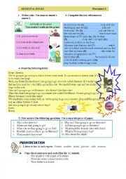 English Worksheet: Rules