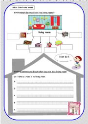 English Worksheet: House 