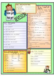 English Worksheet: HAVE GOT - HAS GOT