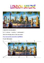 English Worksheet: LONDON SKYLINE