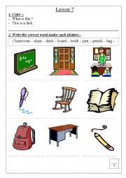 English Worksheet: vocabulary