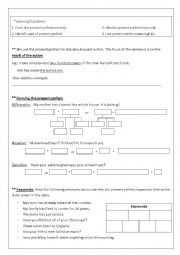 English Worksheet: Present Perfect