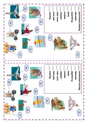 Vocabulary Olympic sports page 4