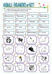 English Worksheet: Worksheet to use with the book Panda Bear, What do you see? from Eric Carle