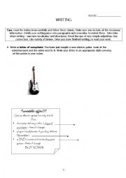 English Worksheet: LETTER OF COMPLAINT