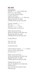 English Worksheet: Song