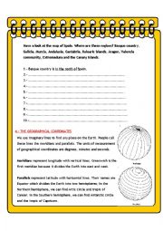 English Worksheet: EARTH PART 4