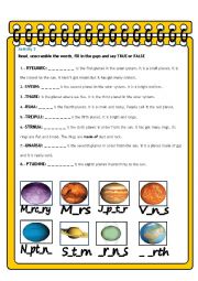 English Worksheet: EARTH PART 2 pages 5 and 6