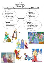 English Worksheet: Cinderella Sheet