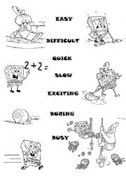 sponge bob adverbs 