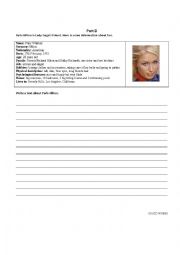 TEST about celebrity - Lady Gaga - PART D