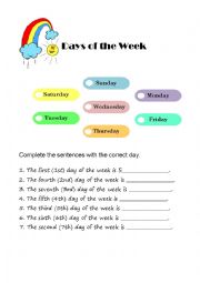 days of the week