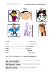 English Worksheet: Have got  / Has got