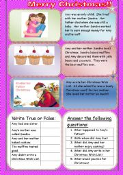 English Worksheet: Merry Christmas