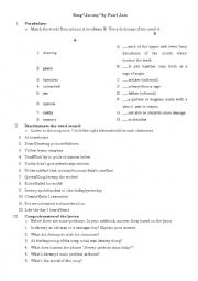 English Worksheet: 