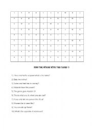 English Worksheet: Aladdin word search for level 3