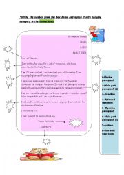 English Worksheet: Formal Letter
