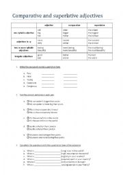 Comparative & Superlative Adjectives