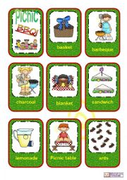 Picnic flashcards