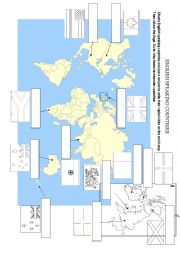 Engish speaking countries map