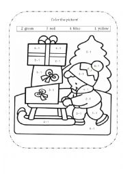 English Worksheet: Color the picture!
