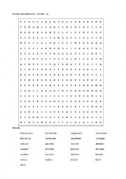 English Worksheet: wordsearch