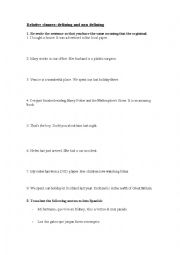 English Worksheet: Relative Clauses. Defining and non defining